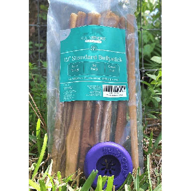 Bully Grip + 12" Standard Bullysticks (10 pack low odor)