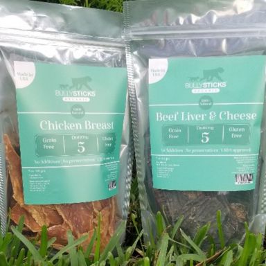 Chicken Breast + Beef Liver & Cheese (5 oz bag) 2 pack